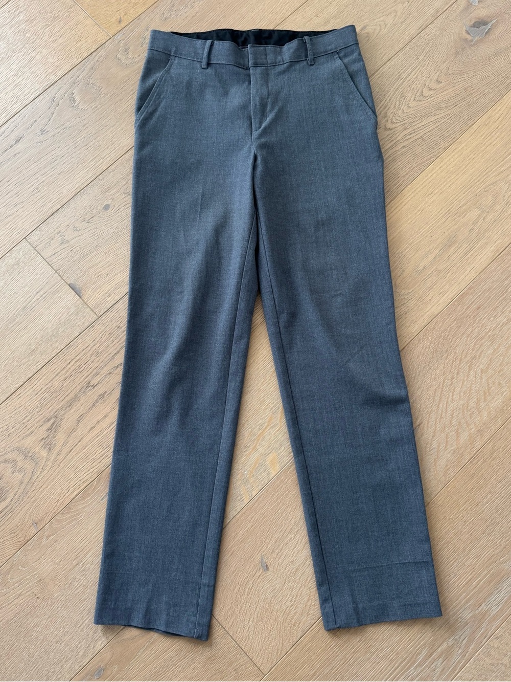 Van Heusen Boys Gray Dress Pants Classic Straight Fit Size 14
